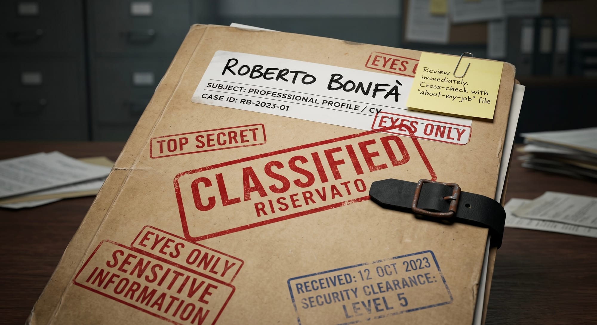Roberto Bonfà: IT & Cybersecurity Specialist